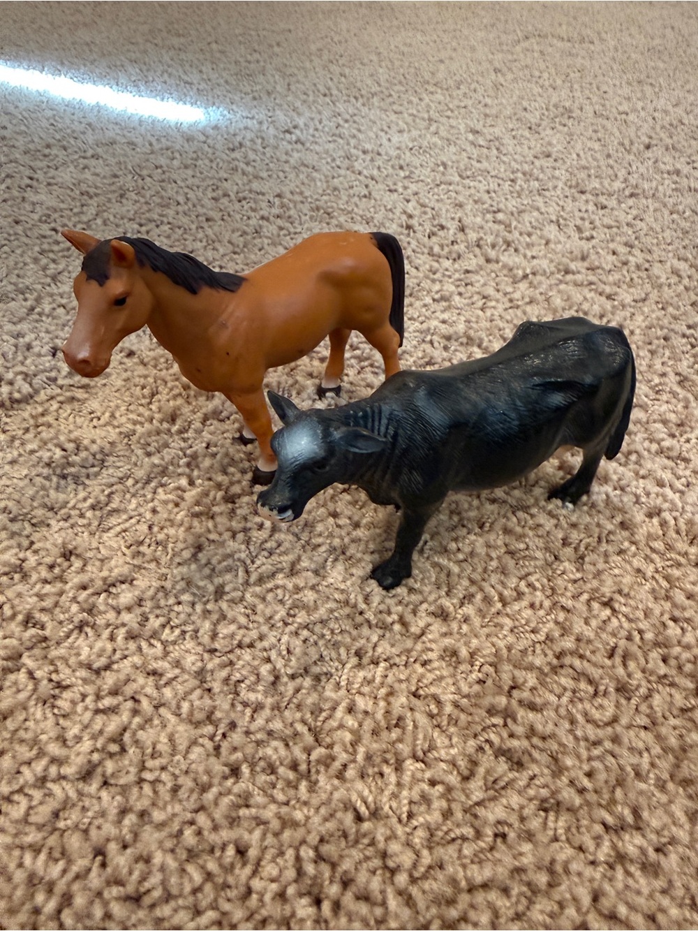 Tree House Kids Horse & Cow Plastic Animal Figures